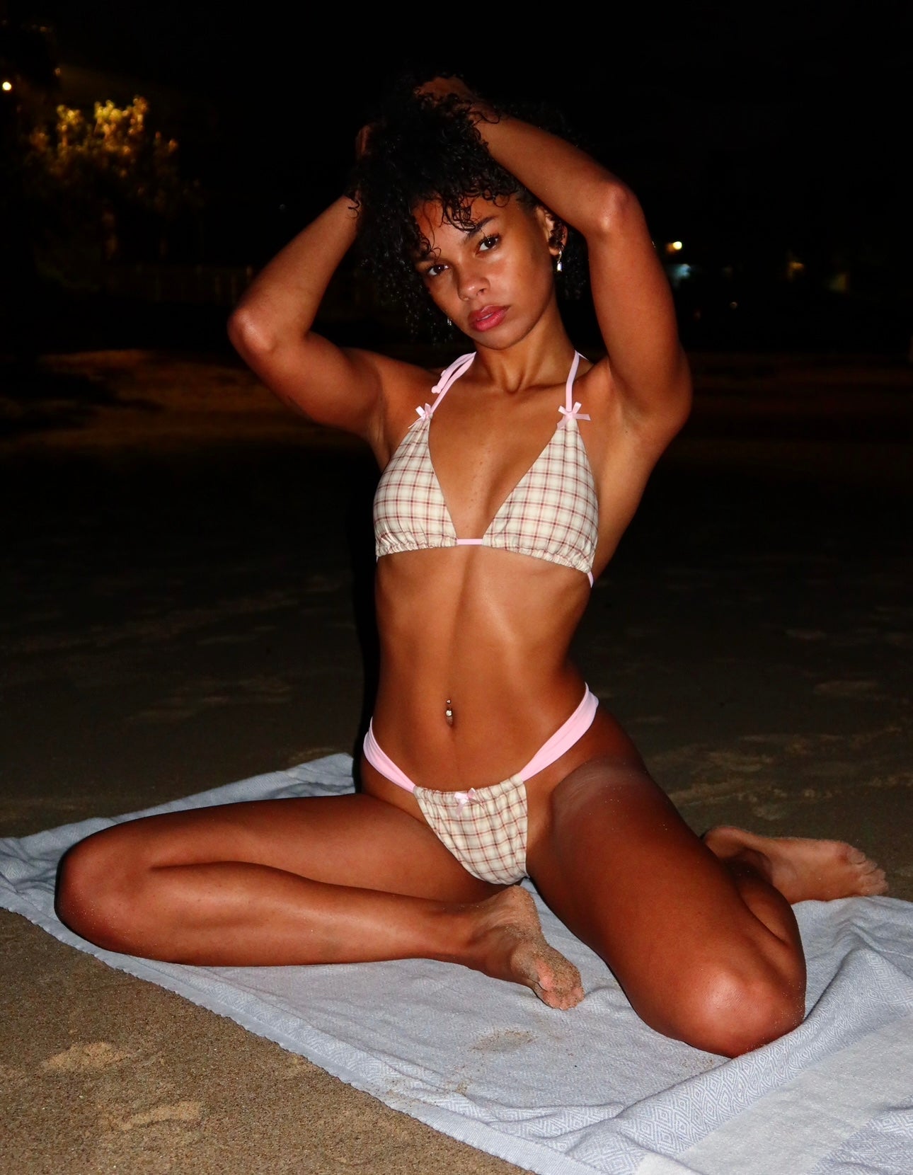 【PORTERNA】Henne towel bikini top Tanlines Tami Underwire Bikini Top - Purple Punch | Billabong